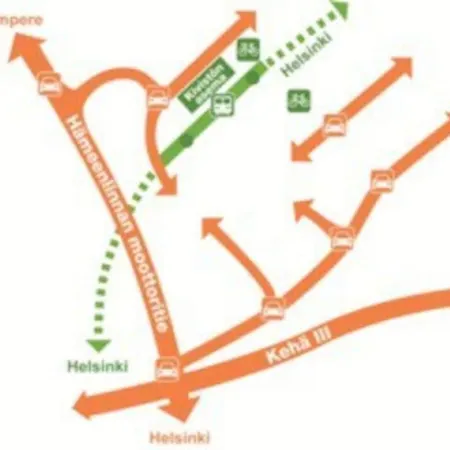 Appartement To Luxstudio Hymni From Helsinki Airport 6 Min, To 27min, Freeparking In Kivistoe Vantaa