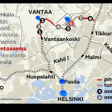 To Luxstudio Hymni From Helsinki Airport 6 Min, To 27min, Freeparking In Kivistoe Apartament Vantaa