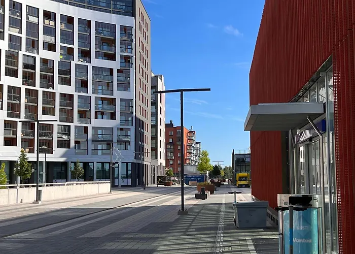 To Luxstudio Hymni From Helsinki Airport 6 Min, To 27min, Freeparking In Kivistoe Апартаменты Вантаа