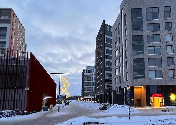 To Luxstudio Hymni From Helsinki Airport 6 Min, To 27min, Freeparking In Kivistoe Апартаменты