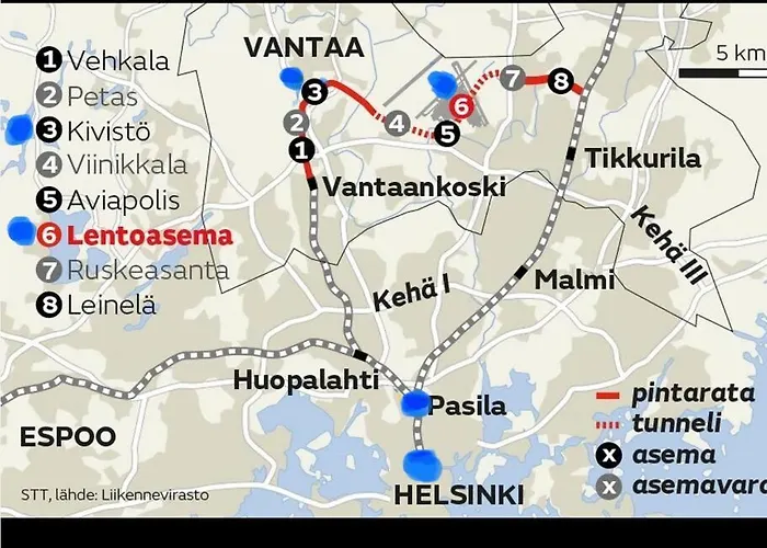 To Luxstudio Hymni From Helsinki Airport 6 Min, To 27min, Freeparking In Kivistoe Апартаменты Вантаа